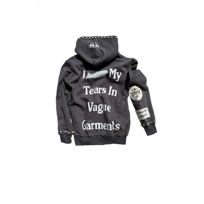 "Vague Tears" Zip-Hoodie